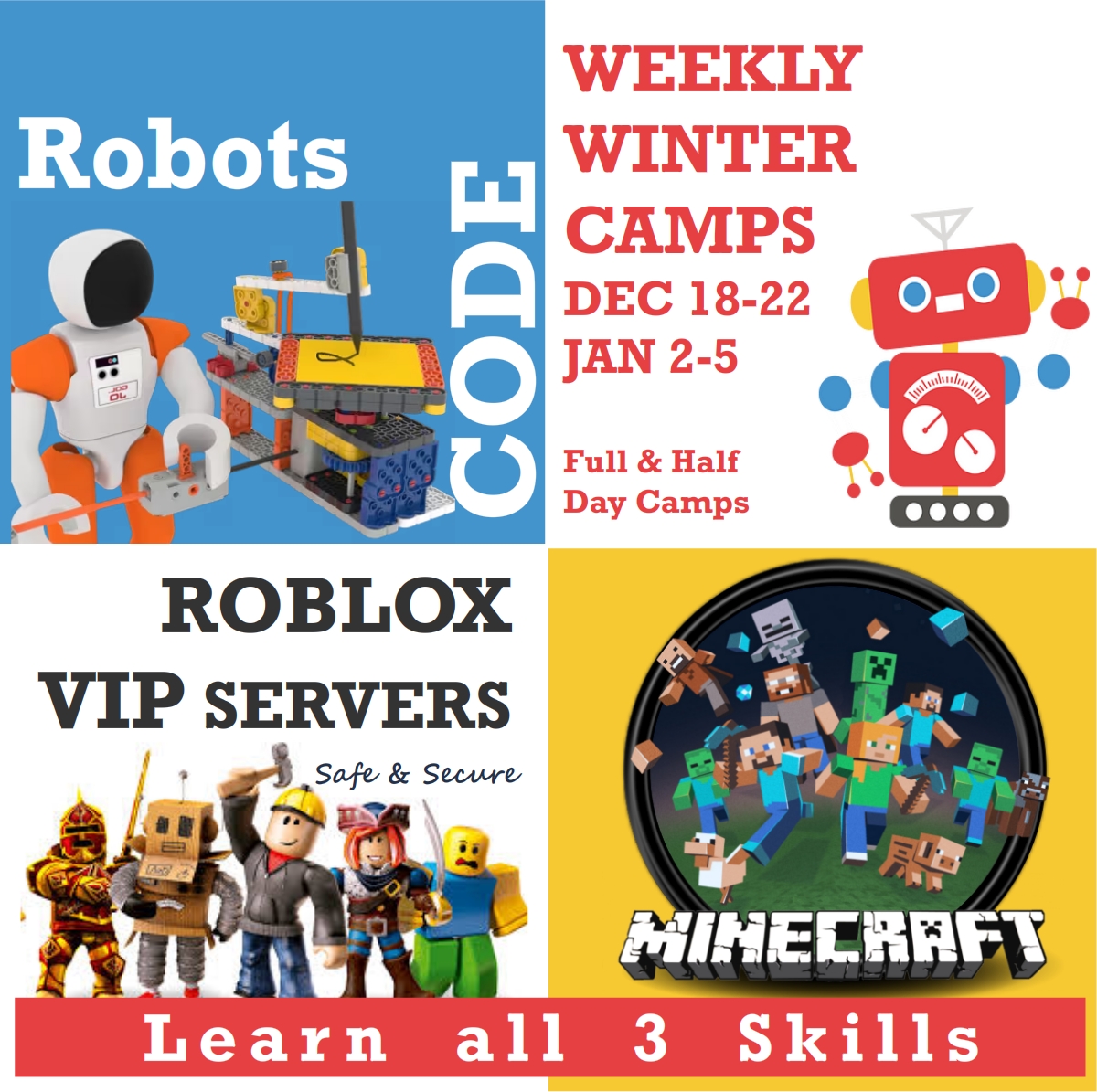 Online Roblox Programs for Kids Connected Camps